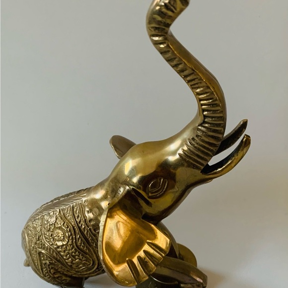 Metal elephant figurine - Picture 4 of 10